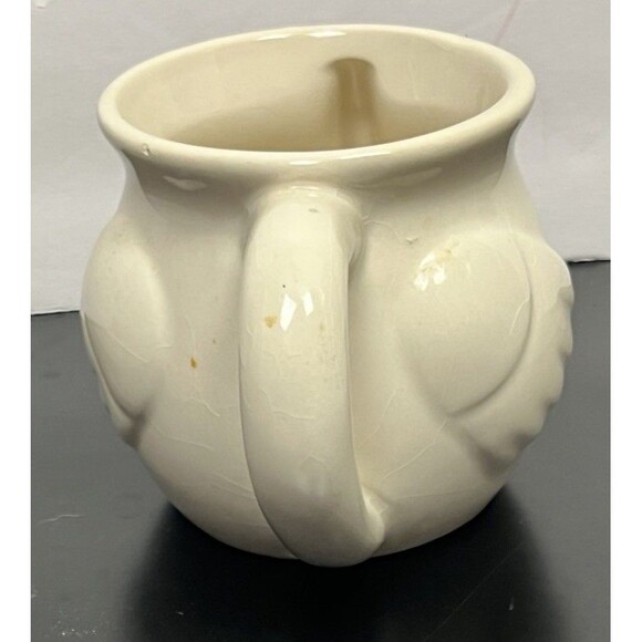 Rooster Chicken Creamer Syrup Pitcher Egg Separator Ceramic White Country Farm - Picture 5 of 8